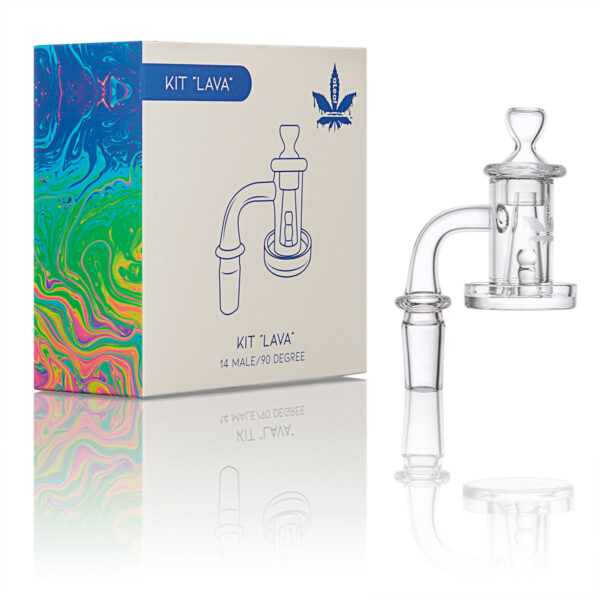 aLeaf "Lava" Quartz Auto-Spinner Terp Slurper Kit - 14mm-90D