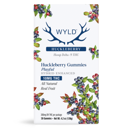 WYLD Huckleberry Hybrid THC Gummies — 30 gummies