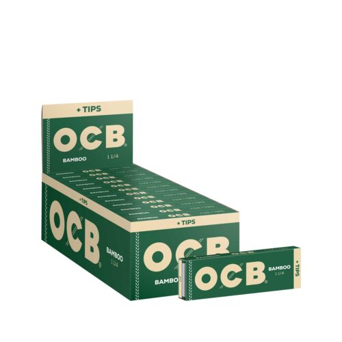 Bamboo 1¼ Rolling Papers + Tips - Single Booklet