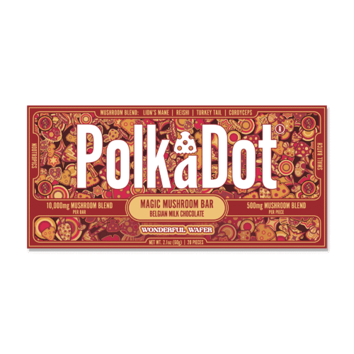 PolkaDot Wonderful Wafer Functional Mushroom Chocolate Bar