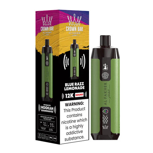 Al Fakher Crown Bar — Blue Razz Lemonade — model unconfirmed