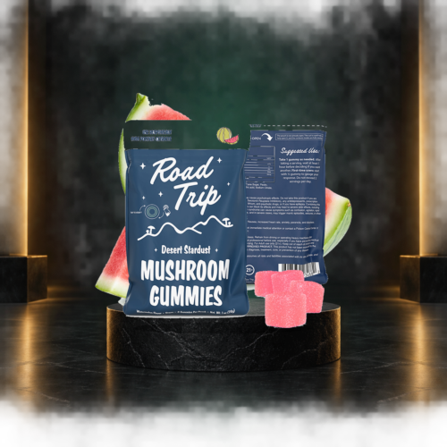 Road Trip Desert Stardust Mushroom Gummies — Watermelon — 8 Count