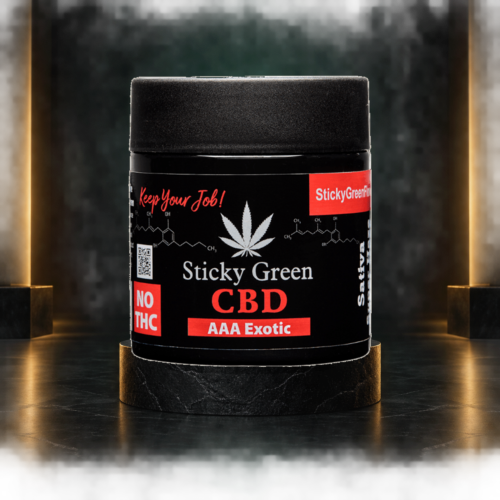 Sticky Green Super Haze CBD AAA Exotic Flower — Sativa