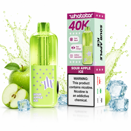 Whatabar Linko 40K Disposable — Sour Apple Ice